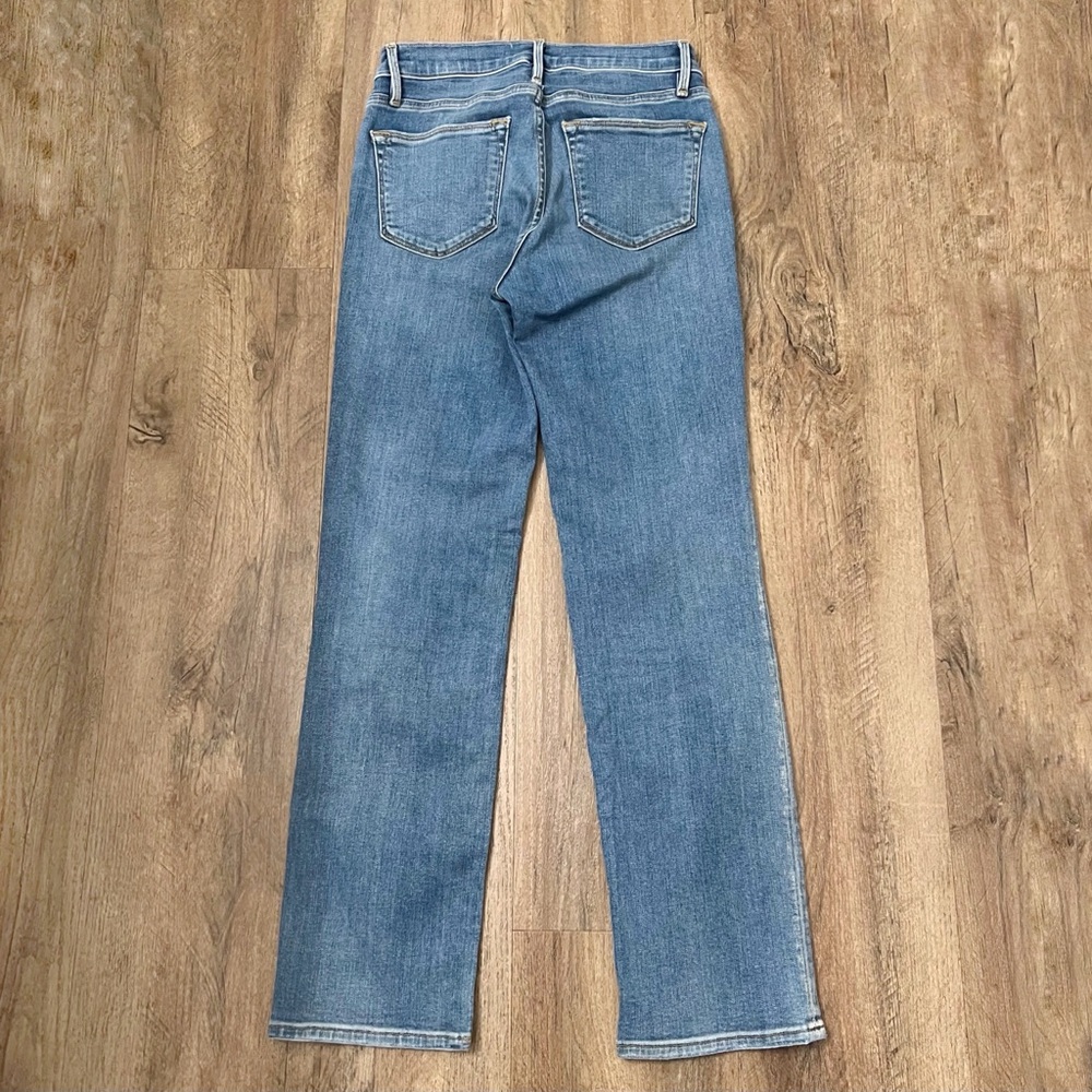FRAME Le High Straight Sanded Seam Jeans Size 25 - Picture 4 of 10